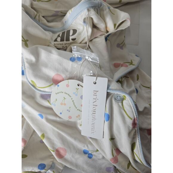 brixton phoenix Womens Cherry Pijama Set Viscose Bamboo Size M - Picture 11 of 11